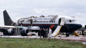 Still from Panic on the Runway (British Airtours Flight 28M)