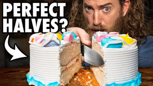Still from Trying To Cut Things Perfectly In Half