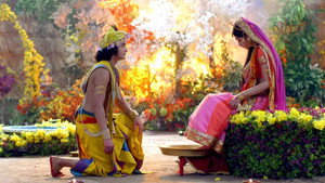 Still from Krishna Worships Radha