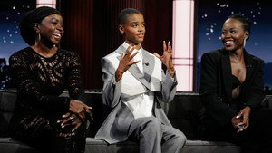 Still from Lupita Nyong'o, Danai Gurira, Letitia Wright, Duran Duran