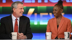 Still from Bill de Blasio and Chirlane McCray