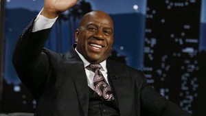 Still from Magic Johnson, Naomi Scott, Girl in Red