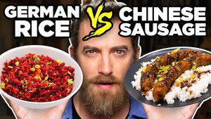 Still from Can We Combine German And Chinese Food? (Taste Test)