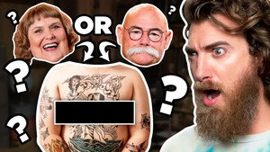 Still from Who Has The Crazy Tattoo? (Match Game)