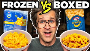 Still from Frozen vs. Boxed Food Taste Test