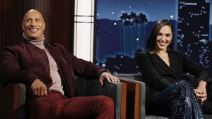Still from Dwayne Johnson, Gal Gadot, Idles
