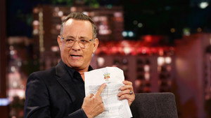 Still from Tom Hanks, Pamela Adlon, Musical Guest Koffee