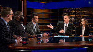 Still from Adam Schiff; Annabelle Gurwitch; Jon Favreau; Killer Mike; Matt Welch