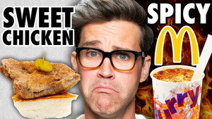 Still from Sweet Spicy Food vs. Spicy Sweet Food Taste Test