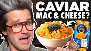 Still from Making Cheap Snacks Fancy (Taste Test)