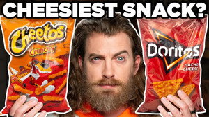 Still from What's The MOST Cheesy Snack (Taste Test)
