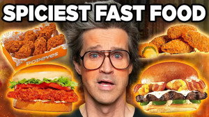 Still from Ranking The SPICIEST Fast Food (Taste Test)