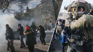 Still from Caught in the Crackdown