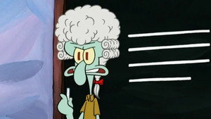 Still from Professor Squidward