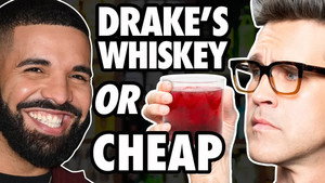 Still from Celebrity Alcohol vs Cheap Alcohol Taste Test
