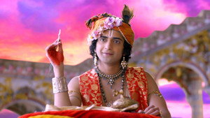 Still from Krishna Calls Radha to Dwarka
