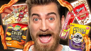 Still from What's The Best Bacon Snack? Taste Test