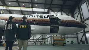 Still from Terror Over the Pacific (United Airlines Flight 811)