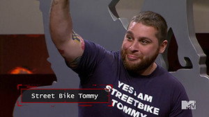 Still from Streetbike Tommy