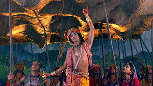 Still from Krishna's Govardhan Leela