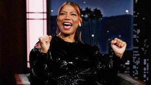 Still from Queen Latifah, Danny Ramirez, Pusha T
