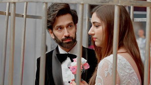 Still from Ram and Priya caged