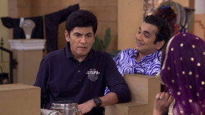Still from The Blackmailer Calls Tiwari and Vibhuti