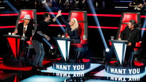 Still from Blind Auditions Premier, Pt. 2