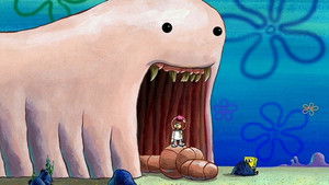 Still from Sandy, SpongeBob, and the Worm