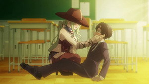 Still from The Japanese Teacher Has Blonde Hair