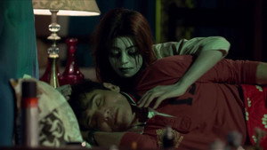 Still from The Ghost Goes Back-hopping