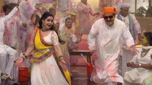 Still from The Sloganeering Against Vibhuti