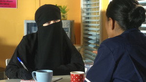 Still from Veiled