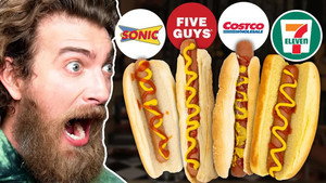 Still from Who Makes The Best Hot Dog? Taste Test