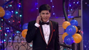 Still from Tiwari Kisses Vibhuti At The Party