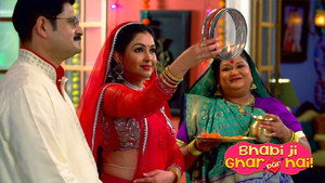 Still from Tiwari and Angoori Celebrate 'karva Chauth'