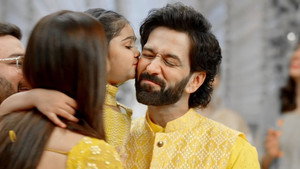 Still from Sara's haldi ceremony
