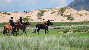 Still from Sensucht Mongolei