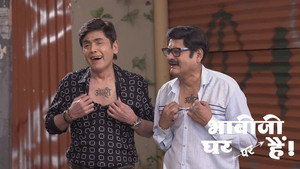 Still from Vibhuti and Tiwari Tell Their Wives About The Tattoos