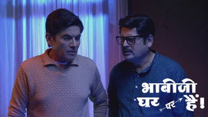 Still from Saxena Gives Tiwari and Vibhuti Some Bad News