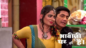 Still from Tiwari and Vibhuti Sneak Out Of Their Homes