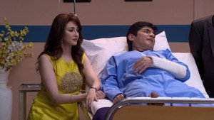 Still from Vibhuti and Tiwari Get Hospitalised Due to a Bike Accident