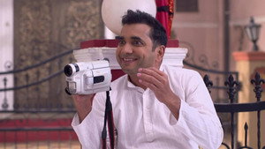 Still from Prem and Master Ji Convince Daddu Ji to Support Vibhuti