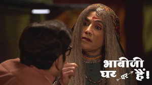 Still from Vibhuti Scares Tiwari Disguised As a Ghost