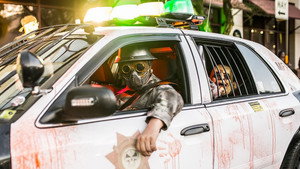 Still from Unmasking the Zombie Hunter