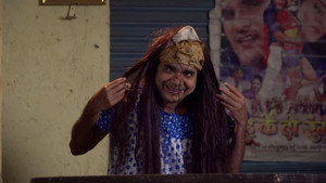 Still from Saxena's New Prank Scares The Men Of The Colony