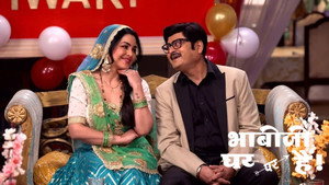 Still from Tiwari Notices Vibhuti Being Stressed