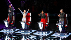 Still from Blind Auditions Premiere, Part 1