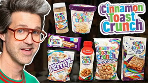 Still from We Tried EVERY Cinnamon Toast Crunch Snack (Throwback)